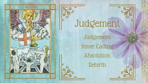 Judgment tarot card meaning Rider-Waite