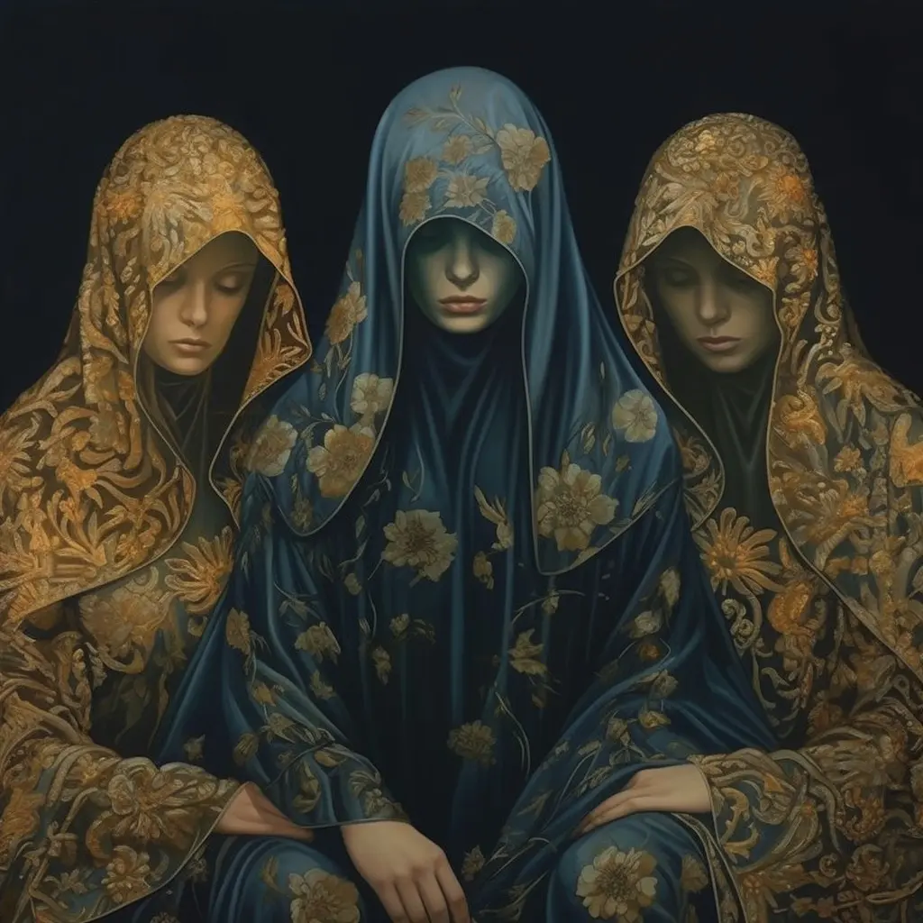 the wheel of fortune tarot card meaning, major arcana, Midjourney art by Vanessa Hylande