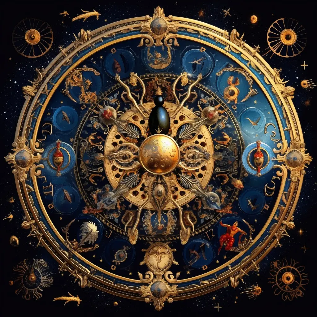 the wheel of fortune tarot card meaning, spirder spirit animal, destiny, Midjourney art by Vanessa Hylande