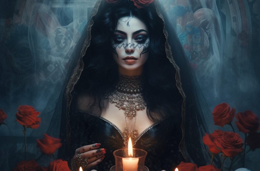 Death tarot card meaning, scorpio zodiac, Major Arcana, Midjourney art by Vanessa Hylande