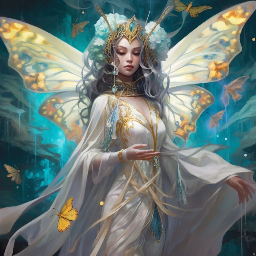 embody the judgement tarot card meaning, major arcana, midjourney art by vanessa hylande, goddess yoga