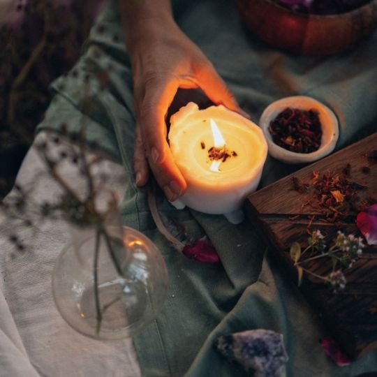 set your intention with a. candle love spells twin flame