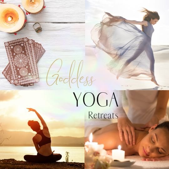 wellness retreat with tarot card readings at goddess yoga