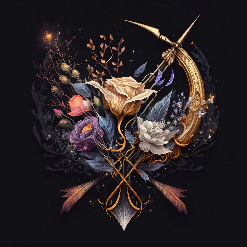Sagittarius compatibility zodiac astrology dates and traits midjourney art Vanessa Hylande