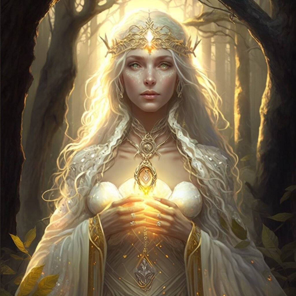 the high priestess healer divine feminine tarot