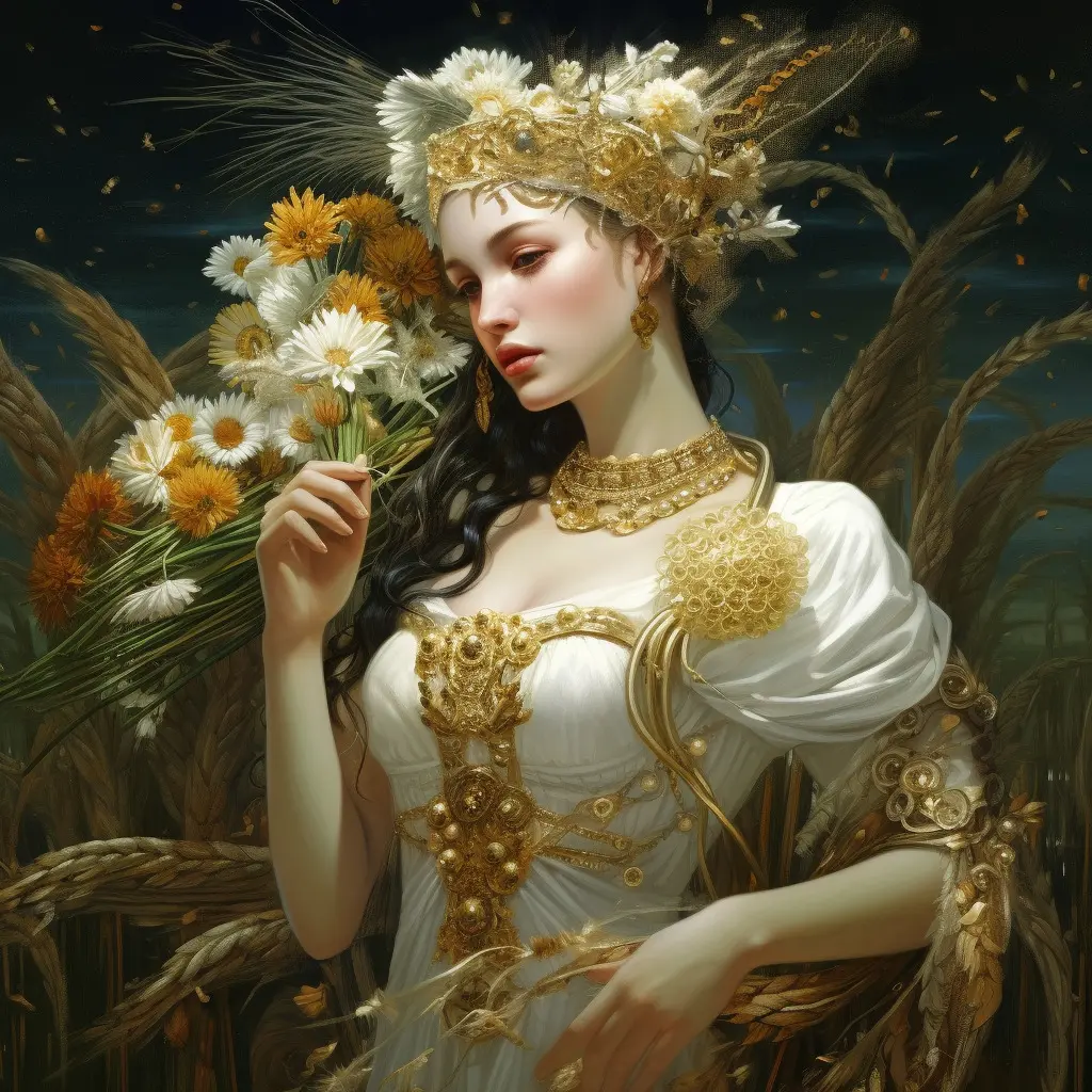 Virgo dates & traits, virgo zodiac sign, astrology, Virgo compatibility, Midjourney art by Vanessa Hylande