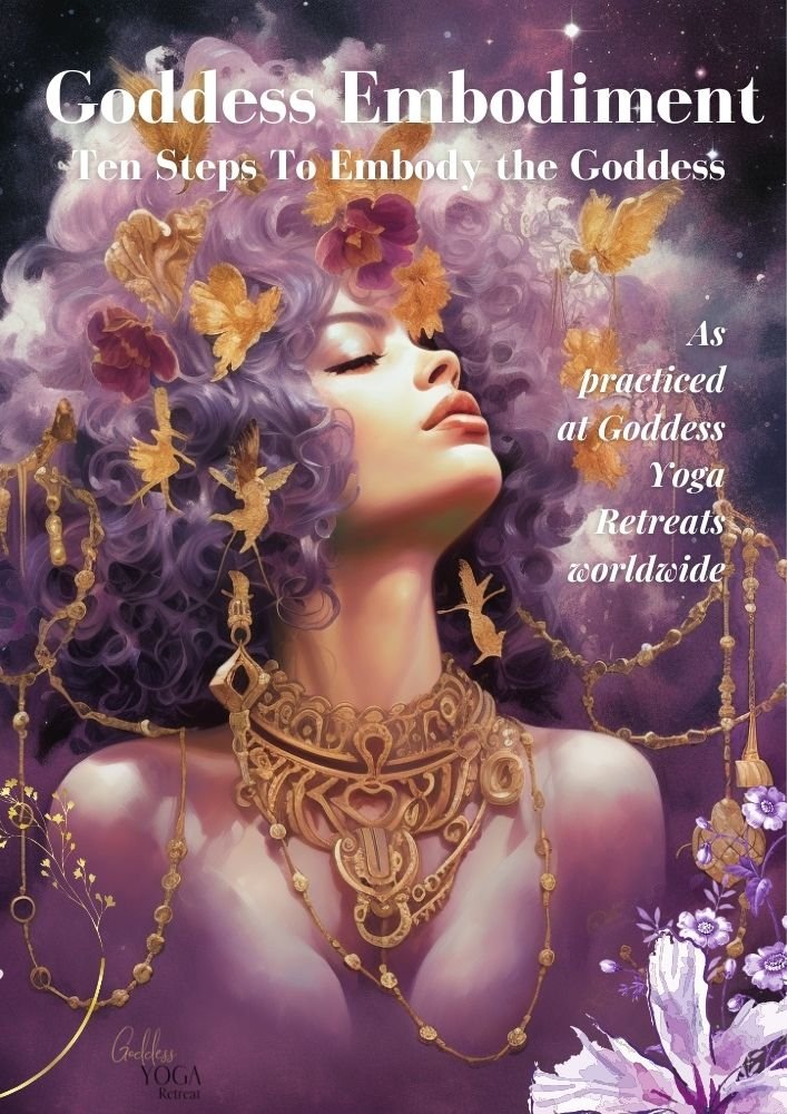 Your Free Goddess Embodiment Guide download by Vanessa Hylande Goddess Yoga and Tarot Flower